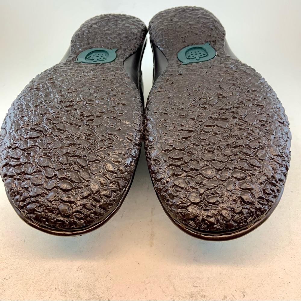 Born NIB NEW Dark Brown Leather Adjustable Lina W82043 Loafers, size 10 EU 42 - Picture 11 of 13